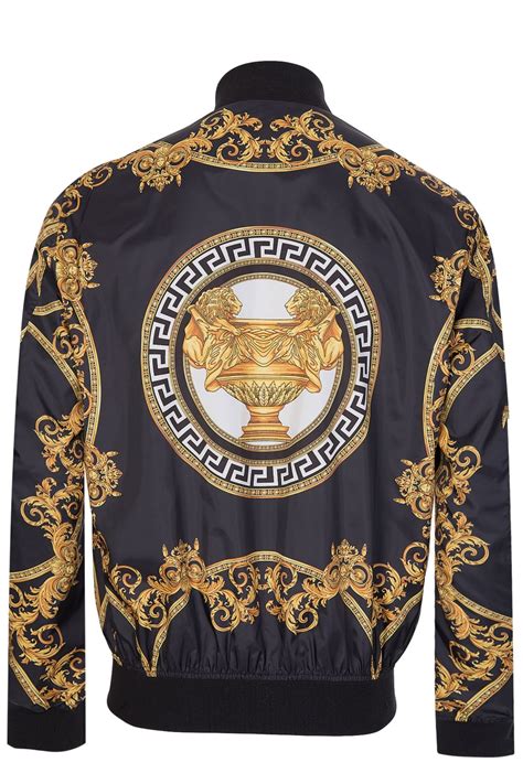 versace jacket black